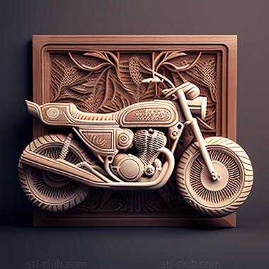 3D model Honda CL400 (STL)